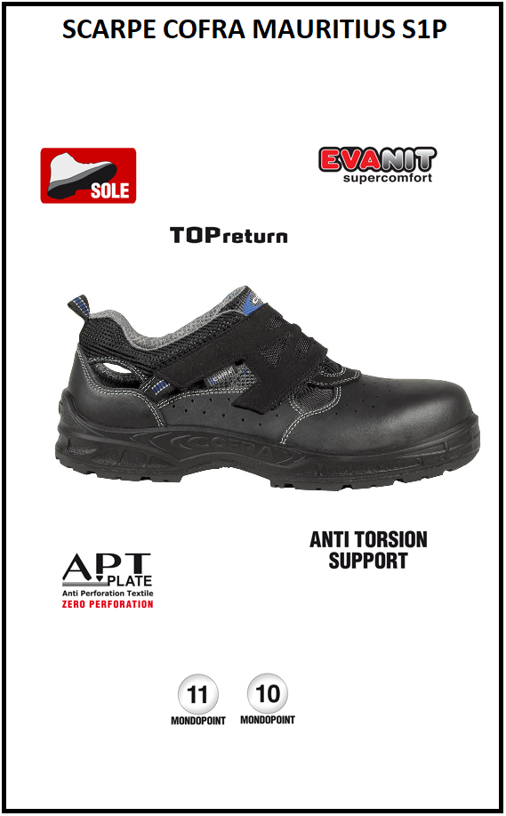 Scarpe Cofra Mauritius S1P bellezza e versatilità Vendita Online